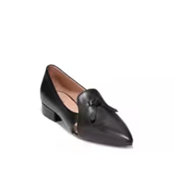 Cole Haan Viola Skimmer Loafer black soft leather sz 8.5 flats SH444 - Picture 1 of 7